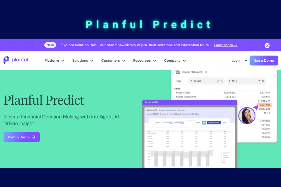 Planful Predict - Best AI Tools for Finance in 2024