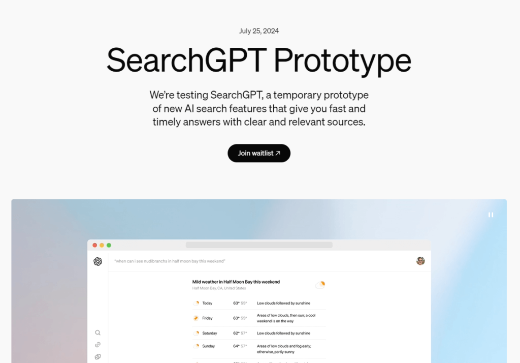 SearchGPT is in testing by OpenAI
